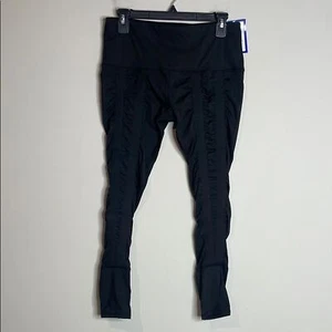 Sweetflexx Black High-Waisted Resistance Leggings Size 12 NWT - Picture 1 of 7