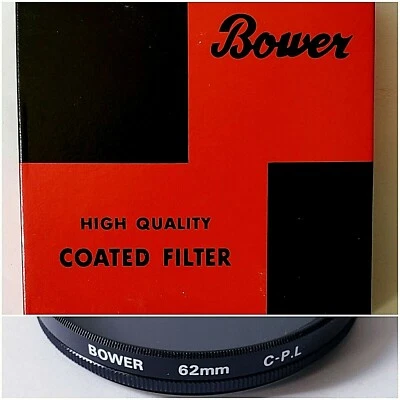 Bower 62 mm CPL Lens Filter Genuine Coated Optical Glass New In Box - Image 1 of 4