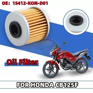 1x 15412-K0N-D01 Ersatz-Motorölfilter für HONDA CB125F Ölfilter - Bild 1 von 4