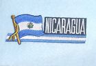 Nicaragua Patch - Travel Souvenir - Flag - 4 1/4" x 1 5/8"