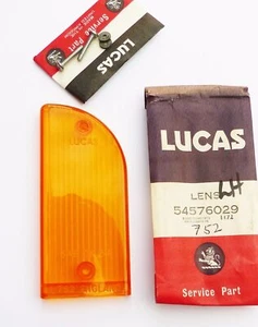 Genuine New Old Stock (NOS) Lucas L752 Amber Lens for Vauxhall Victor, 54576029 - Picture 1 of 1