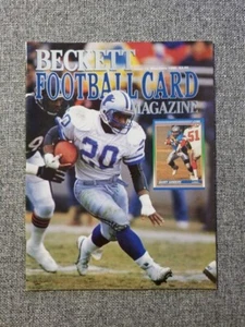 BECKETT FOOTBALL CARD MONTHLY MAY/JUNE 1990 ISSUE #4 BARRY SANDERS - Picture 1 of 2