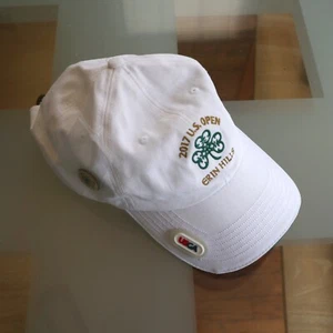 Official USGA US Open 2017 Erin Hills Golf white Baseball Cap NEW! w ball marker - Picture 1 of 6