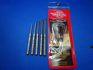 GRACE USA  RSH-5   5 PC STARTER CENTER HOLLOW HOLDING ROLL PIN PUNCH SET  - Picture 1 of 6