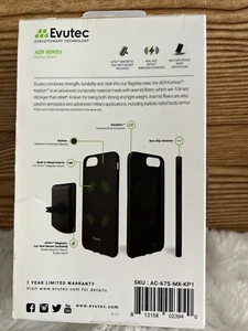 Evutec Karbon Case With Vent Mount for iPhone 8 Plus/7 Plus/6s Plus …..V - Picture 1 of 3
