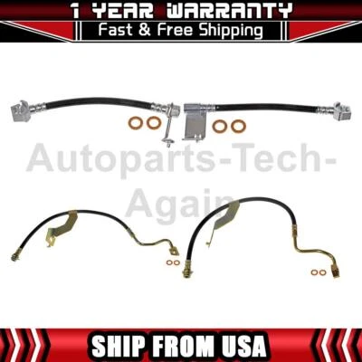 Manguera de freno de línea de freno delantera trasera Dorman para Ford F-350 Super Duty 2008 2009 2010 Foto 1 de 4