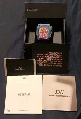 Ограниченный специальный выпуск JBW резерва переливающийся эшелон роскошные часы - Изображение 1 из 4