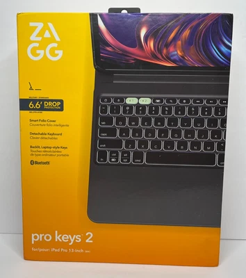 Zagg Pro Keys 2 for Apple iPad Pro 13" 7th Gen (M4) Open Box - Image 1 of 4