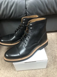 Florsheim Imperial Men’s Black Leather Chukka Cap Toe Boots US Size 10M New - Picture 1 of 9