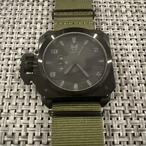 meister chief uhr. eingestellt. Mit Nylon Field Watch Style Armband - Bild 1 von 11