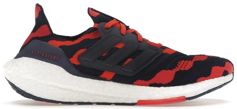 Size 7.5 - Marimekko x adidas UltraBoost 22 Lush Red Navy W