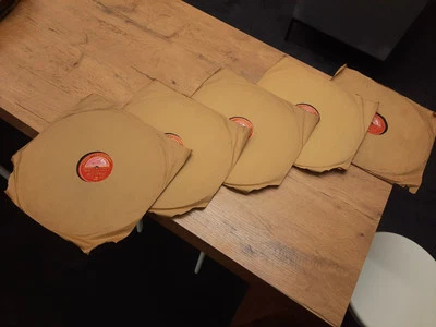 4 x Shellac 12" 78 RPM Beethoven Wilhelm Furtwängler Symphonie N° 5 Frankreich - Bild 1 von 4