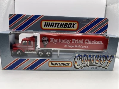 Matchbox Convoy Scania Box Truck KFC Kentucky Fried Chicken Boxed 155mm CY-16 e - Image 1 of 4
