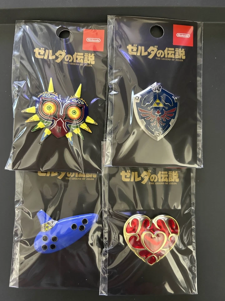 The Legend of Zelda Pins Set Nintendo Tokyo