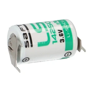 Saft Lithium 3,6V LS14250-3PF Batterie 1/2AA Zelle pin ++/- - Bild 1 von 7