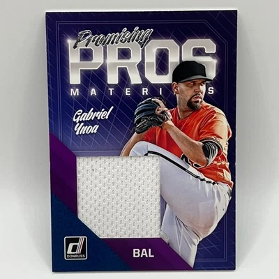 2018 Panini Donruss Promising Pros Materials Gabriel Ynoa #GY BAL - Image 1 of 2