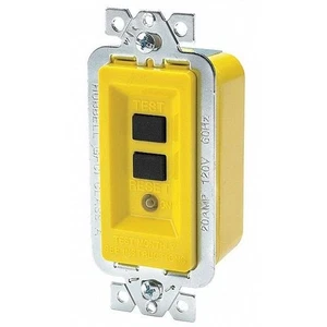 1 PC Hubbell Wiring Device-Kellems GFMST20 Yellow GFCI Module, 20A 120VAC - Picture 1 of 1