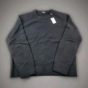 Todd Snyder Streifen gebürstete Wolle Rundhalsausschnitt Pullover schwarz Größe XL neu mit Etikett $ 298 - Bild 1 von 11