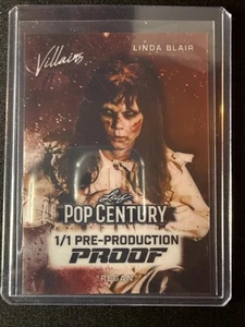 Linda Blair El Exorcista 2025 Hoja Pop Siglo Villianos Preproducción Prueba 1/1 - Imagen 1 de 2