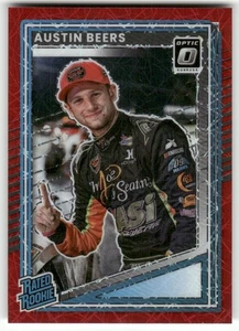 AUSTIN BEERS 2025 Donruss NASCAR Optic Red Velocity 49/199 #97 RC - Picture 1 of 2