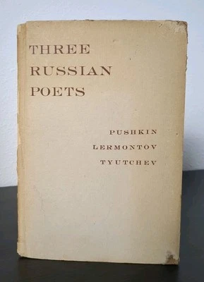 Vladimir NABOKOV / Three Russian Poets Selections from Pushkin Lermontov 1st ed - Image 1 of 4
