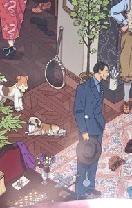 Hercule Poirot 1000 Piece Jigsaw Puzzle Poster 100 Clues to Spot Ilya Milstein - Picture 1 of 20