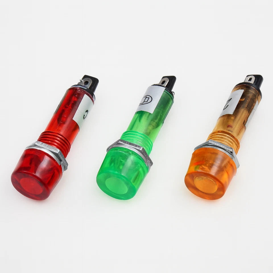 5x Signalleuchte 230V Warnlampe Signallampe Kontrollleuchte Kontrolllampe 220V - Bild 1 von 1