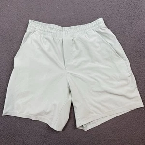 Lululemon Pace Breaker pantaloncino uomo verde medio coulisse senza fodera 7" cuciture interne - Foto 1 di 7
