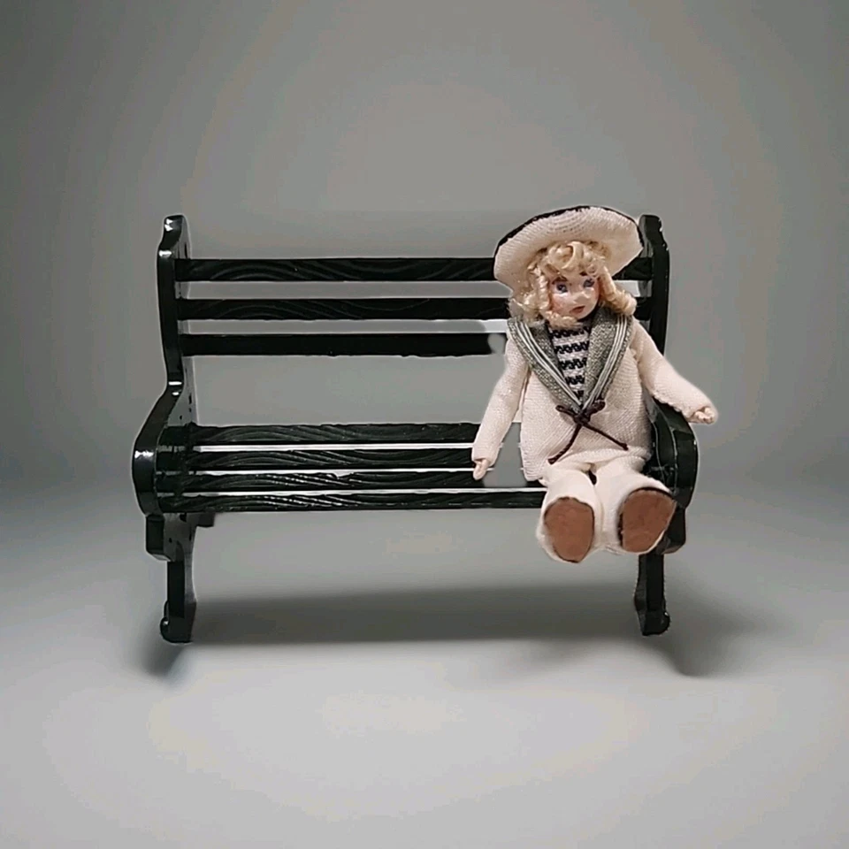 老式娃娃屋微型水手男孩娃娃 Artisan Renee Delaney SCARCE 出品 — 第 1/4 张图片