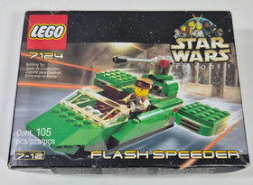 NOT MINT LEGO Star Wars 7124 Flash Speeder NEW SEALED Retired NIB