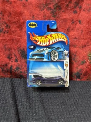 Batimóvil M2 Hot Wheels 2004 primeras ediciones #001 púrpura ruedas de 5 radios 1/64 Foto 1 de 2