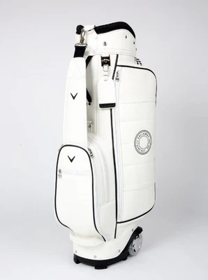 Callaway Liberty 2025  Women Golf Wheel Caddie Bag 8.5" 5Way 9.5lbs PU White Ems - Image 1 of 4
