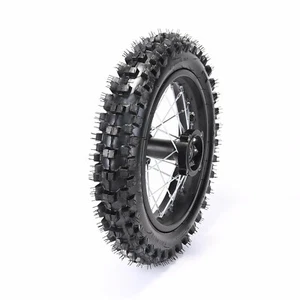 12" Rear Wheel 80/100-12 Tire Rim Dirt Pit Bike Razor Apollo SSR 110cc 125cc 140 - Picture 1 of 6