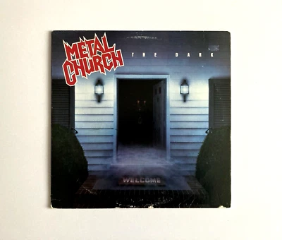 Metal Church The Dark Vinyl LP Elektra [1986] w Inner US Press VG+/NM - Image 1 of 4