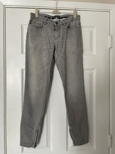 Dolce Gabbana Grey Ankle Jeans Size 42
