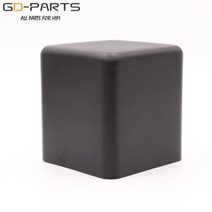 107*107*115mm Black Vintage Triode Iron Transformer Protect Cover Enclosure DIY - Picture 1 of 5