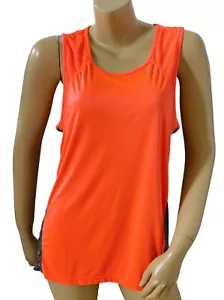 HIND Womens Size Medium Neon Sleeveless Athletic Gym Running Tank Top Shirt - Picture 1 of 9