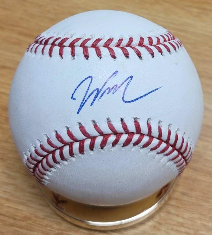 Signed Wil Myers Official Rawlings Major League Baseball with COA Foto 1 de 1