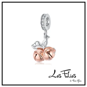 Charm Campanitas Navideñas En Plata 925 - Les Folies (Modelo Pandora) - Imagen 1 de 11