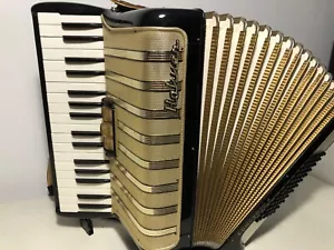 Accordion Hohner Concerto II Black Gold 2 Register - Picture 1 of 8