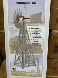 G Scale 17 INCH All Metal Outdoor Windmill Unassembled Kit LGB Size SHIPS FREE ! - Picture 1 of 3