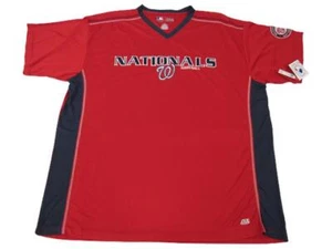 NEW Washington Nationals Baseball Mens Sizes 3XL-4XL TX3Cool Polyester Shirt $35 - Picture 1 of 12