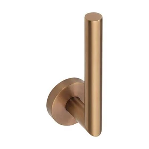 BAMBER Reservepapierhalter Gold Kupfer matt Bad & WC >> zum Bohren oder Kleben - Bild 1 von 2
