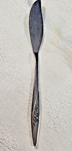 Butter Knife Oneidacraft Oneida LASTING ROSE Deluxe Stainless 6 ¾” - Picture 1 of 5
