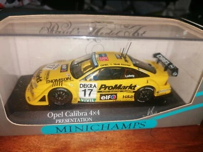 Minichamps 1/43 Opel Calibra V6 4x4 #17 DTM 1996 K. Ludwig 430 964317 - Immagine 1 di 3