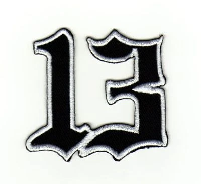 BP BRAUNERT PATCHES ag35★Lucky 13 parche para planchar plancha parche aplicación parche 6 x 6 cm