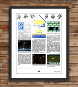 Strider Nintendo NES Glossy Review Poster Unframed G2951