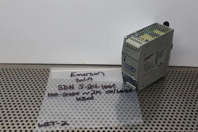 Fuente de alimentación EMERSON SOLA SDN 5-24-100C 100-240V 2A 50/60Hz usada garantía Foto 1 de 4
