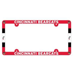 Cincinnati Bearcats Plastic License Plate Frame - Picture 1 of 1