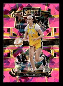 2024 Panini WNBA Select Dearica Hamby Pink Ice SP Concourse Los Angeles Sparks - Picture 1 of 2